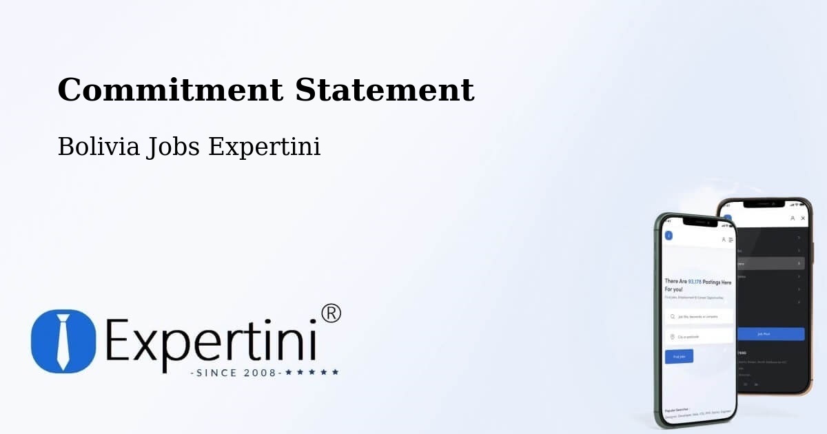 Corporate Commitment – Provincia Chaparé - Bolivia Jobs Expertini